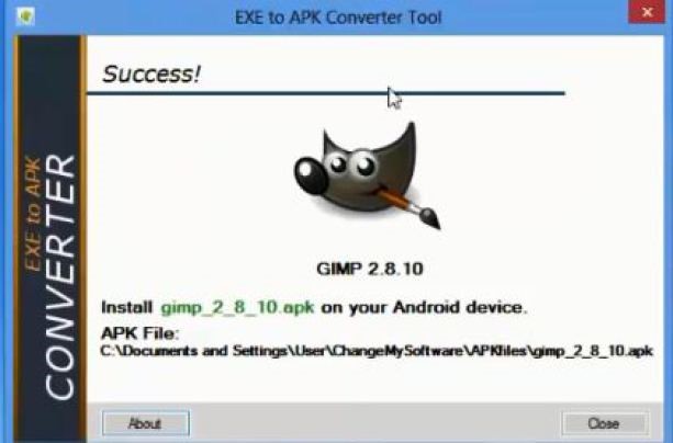 convert exe a apk online